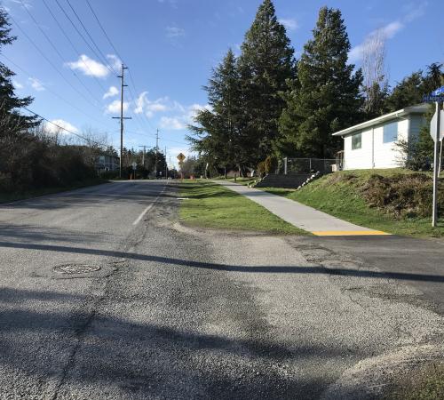 9th Street sidewalk completed project