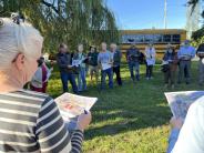 Councilmember MickHager participating in the People Planet Prosperity Tour for the Comprehensive Plan, 2024
