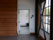 Cotton Building - Interior door to public restrooms