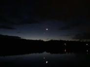 Moon and Venus over Chinese Gardens