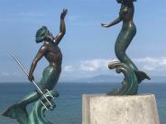 Triton and Siren by Carlos Espino on the Malecon