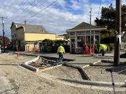 Smoothing new sidewalk surfaces