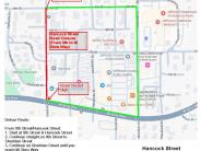 Hancock 9th Sims Detour Map 