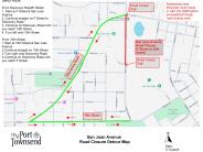 San Juan Detour Map 