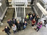 Library staff gets a tour of the water plant