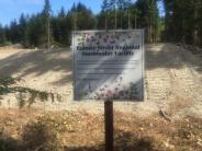 Stormwater Facility explanatory sign – describes for the public what the facility is and why it was installed