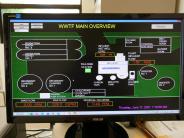 Snap shot of the operating system that lets us know how the plant is running