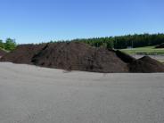 Finished Compost that has been tested awaiting results so we can sell it