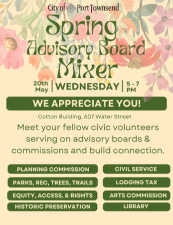 Spring Advisory Board Mixer Flyer 