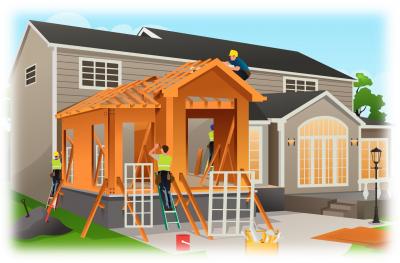 House Building Graphic