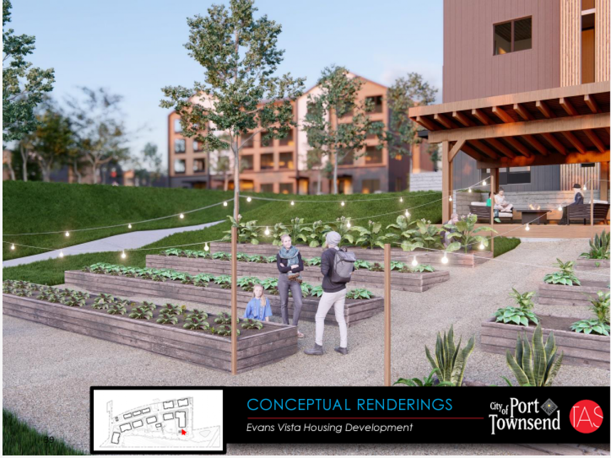 Evans Vista community garden concept